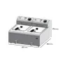 Freidora  8 + 8Litros HR serie 500 