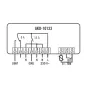 Termostato panelable digital 230V 1 relé largo