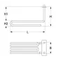 Resistencia freidora Electrolux / Zanussi 1