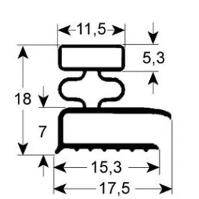 Burlete GE-9031 (2.5 mts)