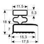 Burlete GE-9031  (2.5 mts)