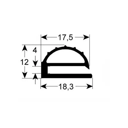Burlete AS-1075  (2.5 mts)