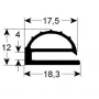 Burlete AS-1075  (2.5 mts)