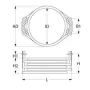 Resistencia horno 15000W 230V