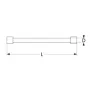 Resistencia cuarzo horno Unox 500 W