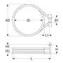 Resistencia horno Unox 1260 W