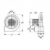 Ventilador radial Horno Angelo-Po 2