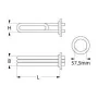 Resistencia horno Lainox 3150 W