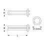 Resistencia horno Lainox 15000 W