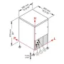 Maquina cubitos de hielo macizo  26 kg/24h