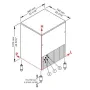 Maquina cubitos de hielo macizo 130 kg/24h