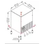 Maquina cubitos de hielo macizo 155 kg/24h