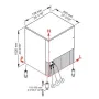 Maquina de hielo triturado 155 kg/24h 