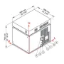 Maquina de hielo en escamas 620 kg/24h