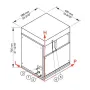 Maquina de hielo en escamas SPLIT 620 kg/24h