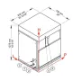 Maquina de hielo en escamas SPLIT 2200 kg/24h