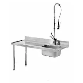 Mesa de prelavado para lavavajillas