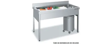 ▷ Fregaderos para la Preparación de Alimentos | Hostelmark 