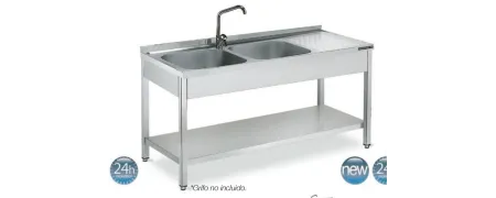 ▷ Fregaderos Industriales de Fondo 550mm | Hostelmark 