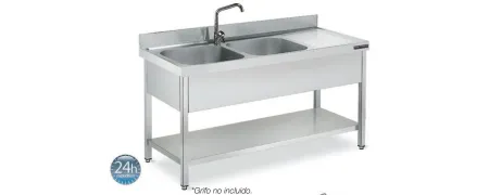 ▷ Fregaderos Industriales de Fondo 600mm | Hostelmark 