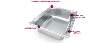 Cubetas de Acero Inoxidable | Hostelmark 